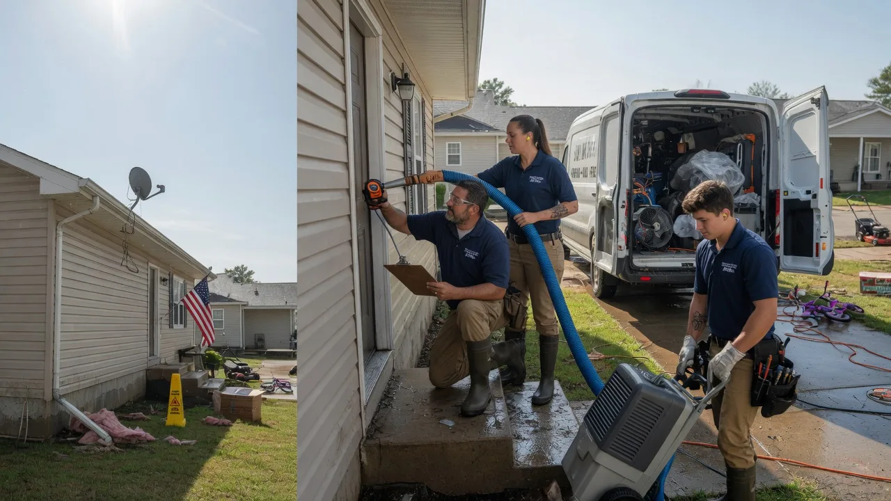 Ceiling Water Damage Restoration in Glencoe, OH near me